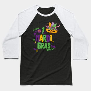 My 1st mardi gras funny shirt Baseball T-Shirt